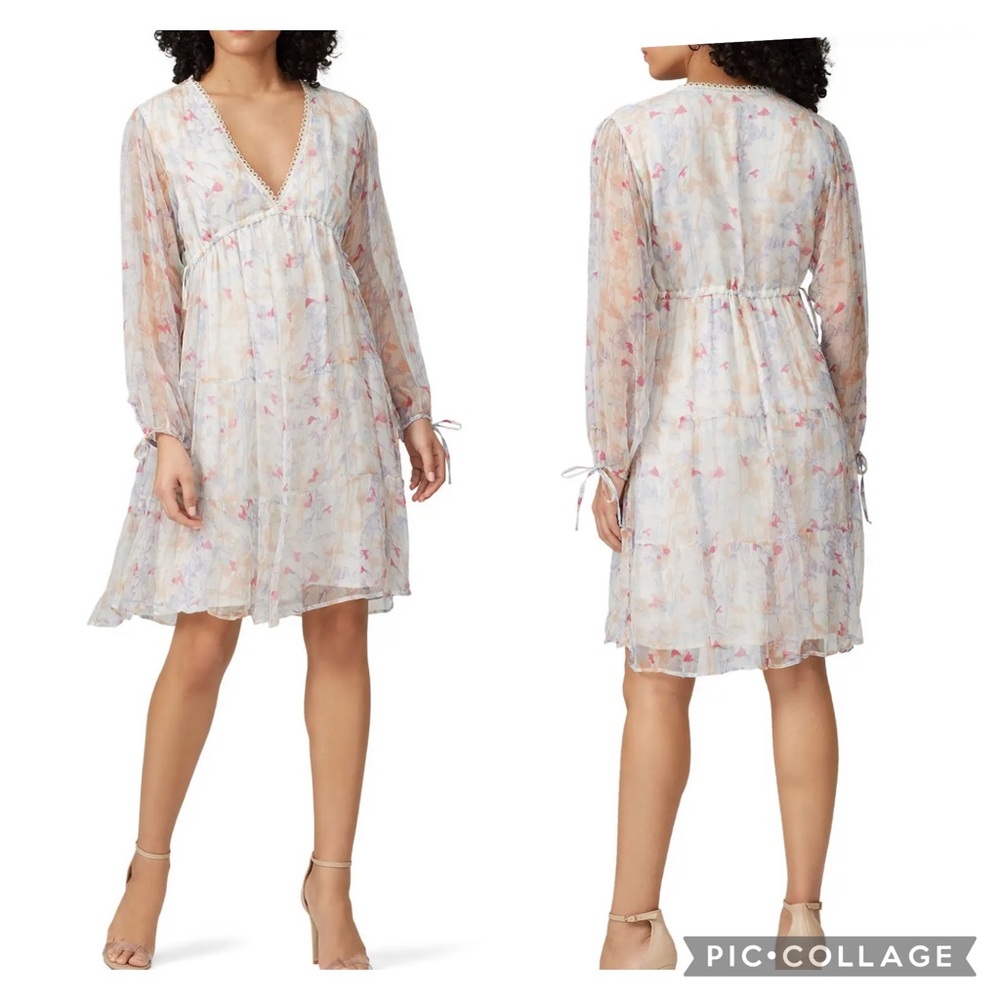 Slate & Willow Long Sleeve Peasant Dress - Size M